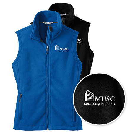 Mens' USM Nursing Vest by Charles River-Black