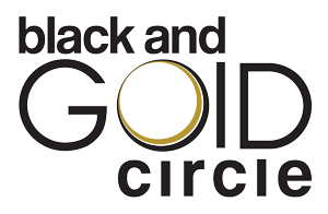 Black and Gold Circle